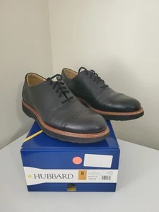 Samuel Hubbard Cap Toe Oxford Brogue Dress Shoes Black M2140-048 Men’s US 9 - Picture 1 of 12