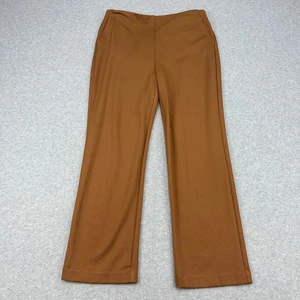 Maison d' Amelie Dress Pants WMNS L Brown High Rise Wide Leg Neutral Minimalist - Picture 1 of 13