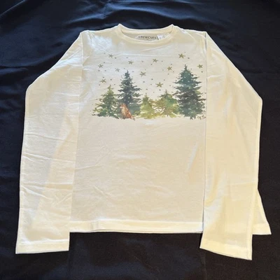 Crewcuts Girl's  Size XL (12-14) Long Sleeve T-Shirt, Holiday/Winter, New w/tag - Image 1 of 4