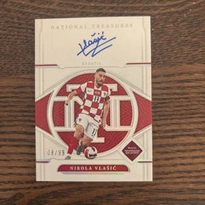 Nikola Vlasic 2022 Panini National Treasures Signatures /99 Croatia - Picture 1 of 2