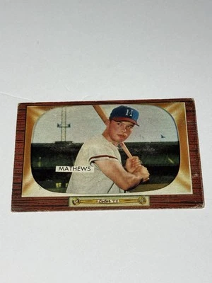 Bowman #103 1955 Eddie Matthews bueno Foto 1 de 4