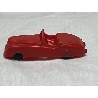 Vintage Jaguar XK120 Convertible Plastic Toy Car 4" Mint Fast Shipping! - Image 1 of 4