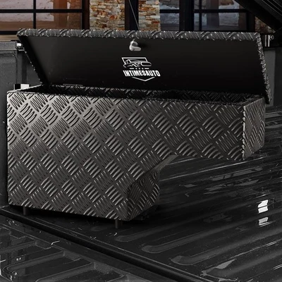 Caja de herramientas con plataforma de camión oscilante totalmente metálica para Silverado 1500 2019-2024 lado del conductor Foto 1 de 4