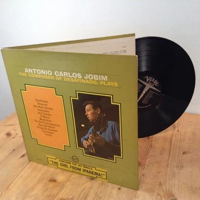 ANTONIO CARLOS JOBIM [THE COMPOSER OF DESAFINANDO PLAYS] MINT BOSSA LP Verve - Image 1 of 4