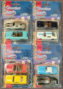 GOLDEN WHEEL AMERICAN CLASSIC DIE-CAST METAL CARS 1:64 SCALE (8 cars in total) - Picture 1 of 6