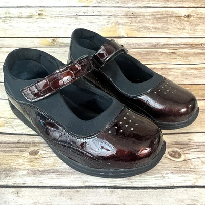 Zapatos Drew Mujer Rosa Mary Jane Marrón Granate Charol Talla 7WW Foto 1 de 4