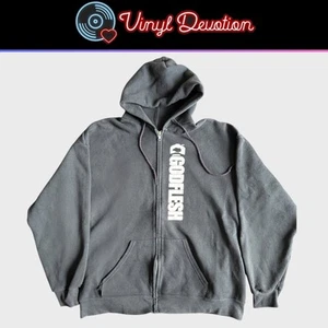 Godflesh Band Self Titled Y2K Vintage Zip Up Hoodie Size XL - Bild 1 von 3