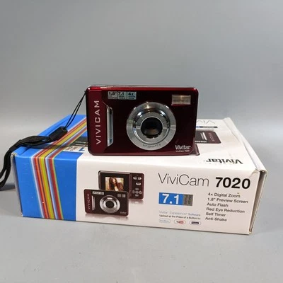 Digital Camera Vivitar Digital Camera Vivicam 7020 7.1MP Tested In Original Box. - Image 1 of 4