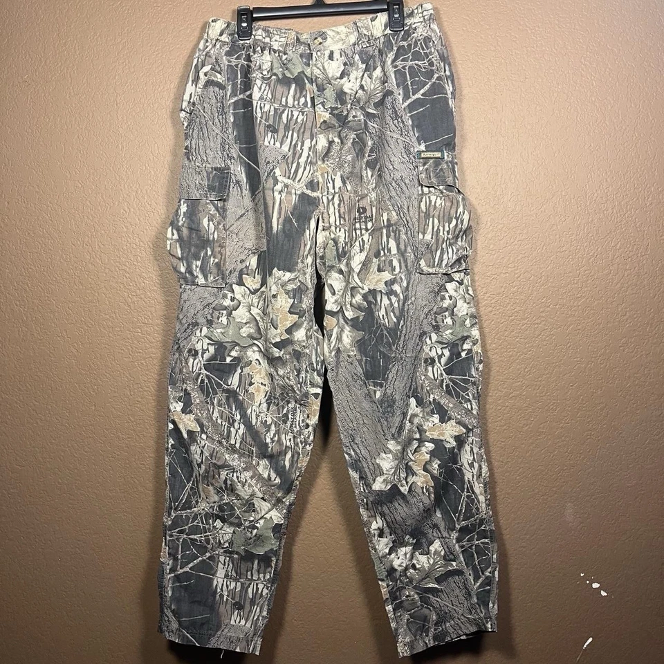 复古 Mossy Oak Remington 迷彩工装裤男式 XL — 第 1/3 张图片