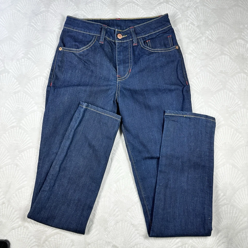 Detroit Denim Co Jeans Womens Size 25 Classic Fit Mid Rise Stretch Dark Denim - Image 1 of 4