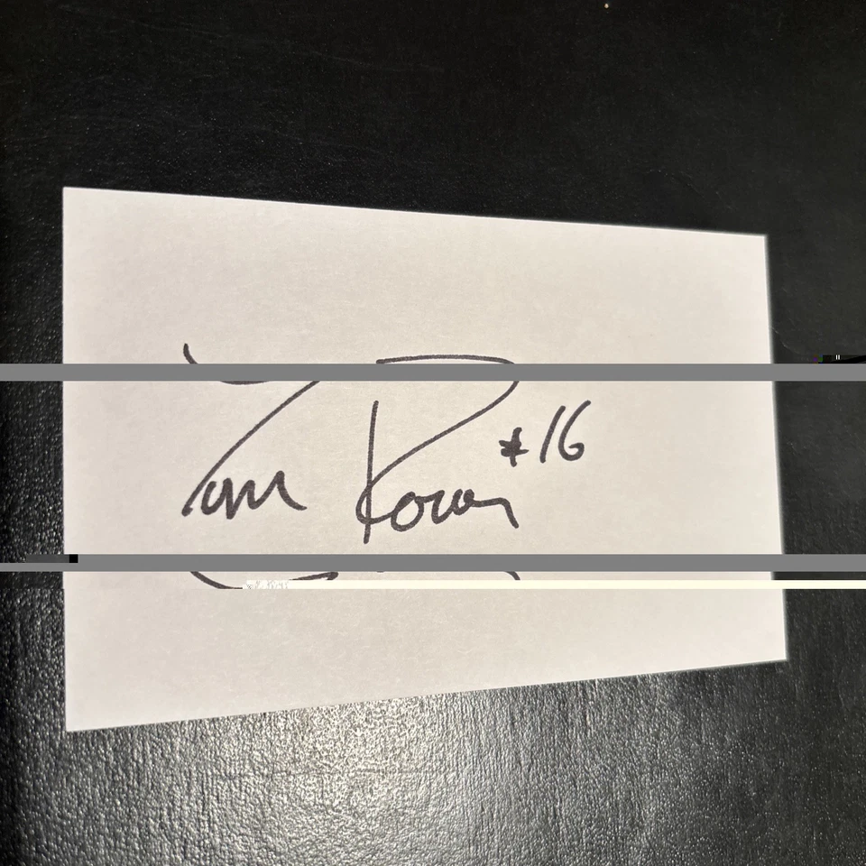 Tom Rouen (Colorado ‘89 All-Amer. & ‘90 Nat. Champs) ‘93 Broncos 2X SB Champs - Image 1 of 1