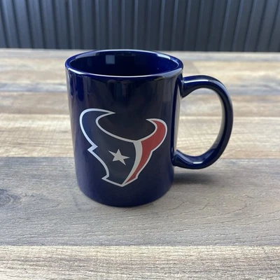 NFL Houston Texans Logo Navy Blue  11 oz. Coffee Mug - Image 1 of 4