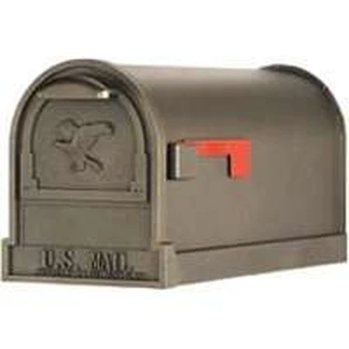 NEW SOLAR GROUP AR15T HEAVY DUTY BRONZE STEEL & ALUMINUM RURAL MAILBOX SALE NEW - Image 1 of 1