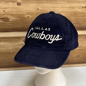 De Colección Dallas Vaquero Deporte Especialidades Sombrero Gorra Correa Trasera Azul Pana NFL Hombres - Imagen 1 de 12