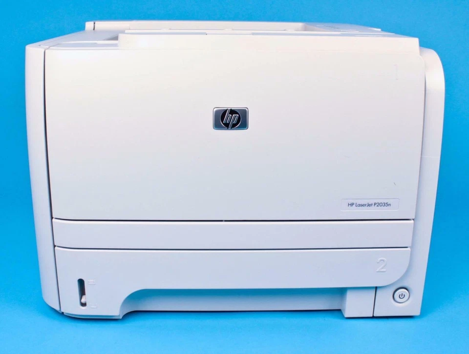 HP LaserJet P2035N Workgroup Laser Printer w Toner - Image 1 of 1