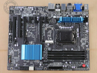 GIGABYTE GA-Z77X-UD3H LGA 1155 DDR3 Intel Z77 USB3.0 HDMI DVI ATX Motherboard - Image 1 of 4