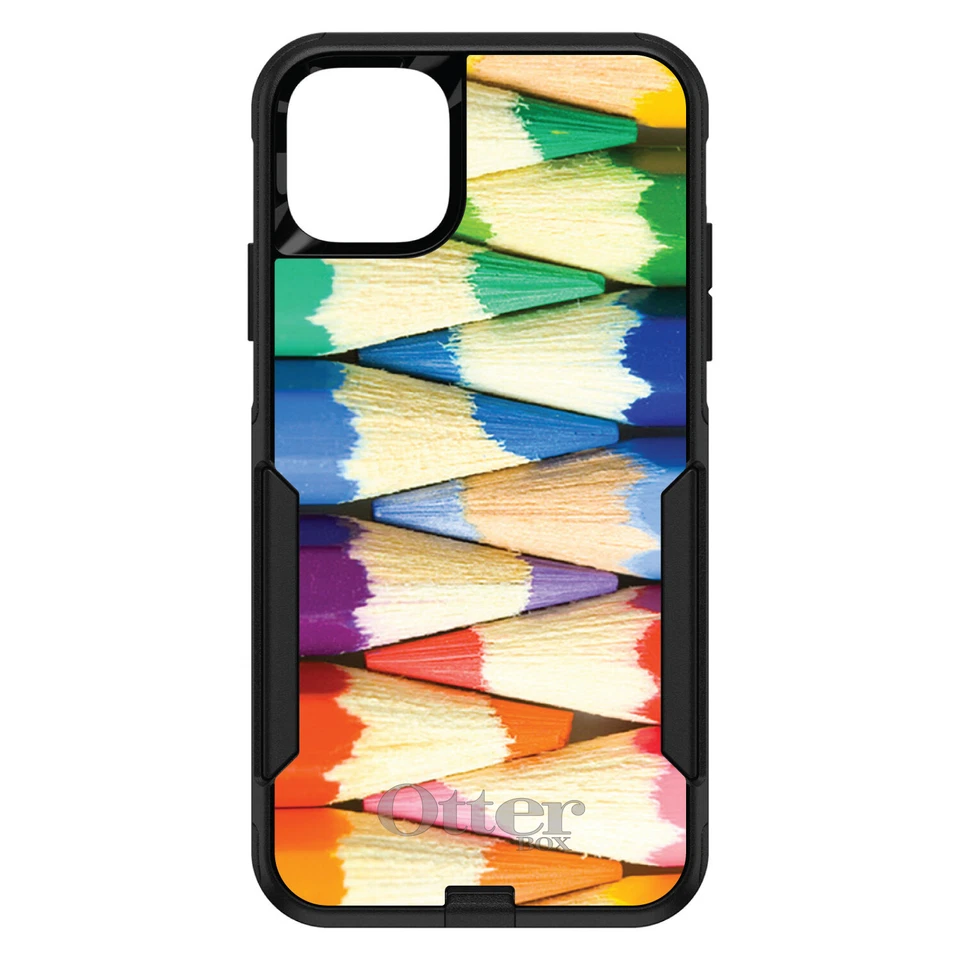 OtterBox Commuter for Apple iPhone (Pick Model) Rainbow Colored Pencils - Image 1 of 1