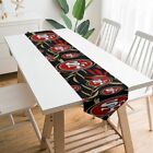 San Francisco 49ers Table Runner Kitchen Table Home Decor Fans Gift 78.7*12.9In
