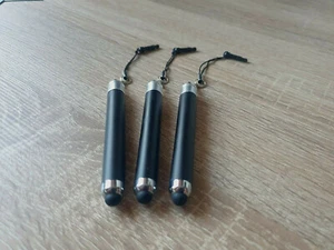 Virenprävention für Smartphone-Nutzer: 3er Pack Touch Pen & Kugelschreiber 8cm - Bild 1 von 3