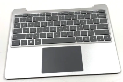 Microsoft Surface Laptop Go 2 2013 Palmrest Keyboard Touchpad Silver Part - Image 1 of 2