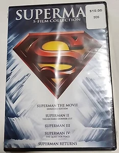 Superman 1 2 3 4 5-Film Collection DVD 5-Disk Movie Set I II III IV V Returns DC - Picture 1 of 3