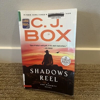 Shadows Reel by CJ C.J. Box [Joe Pickett] (2022, Trade Paperback, Large Print) - Image 1 of 4