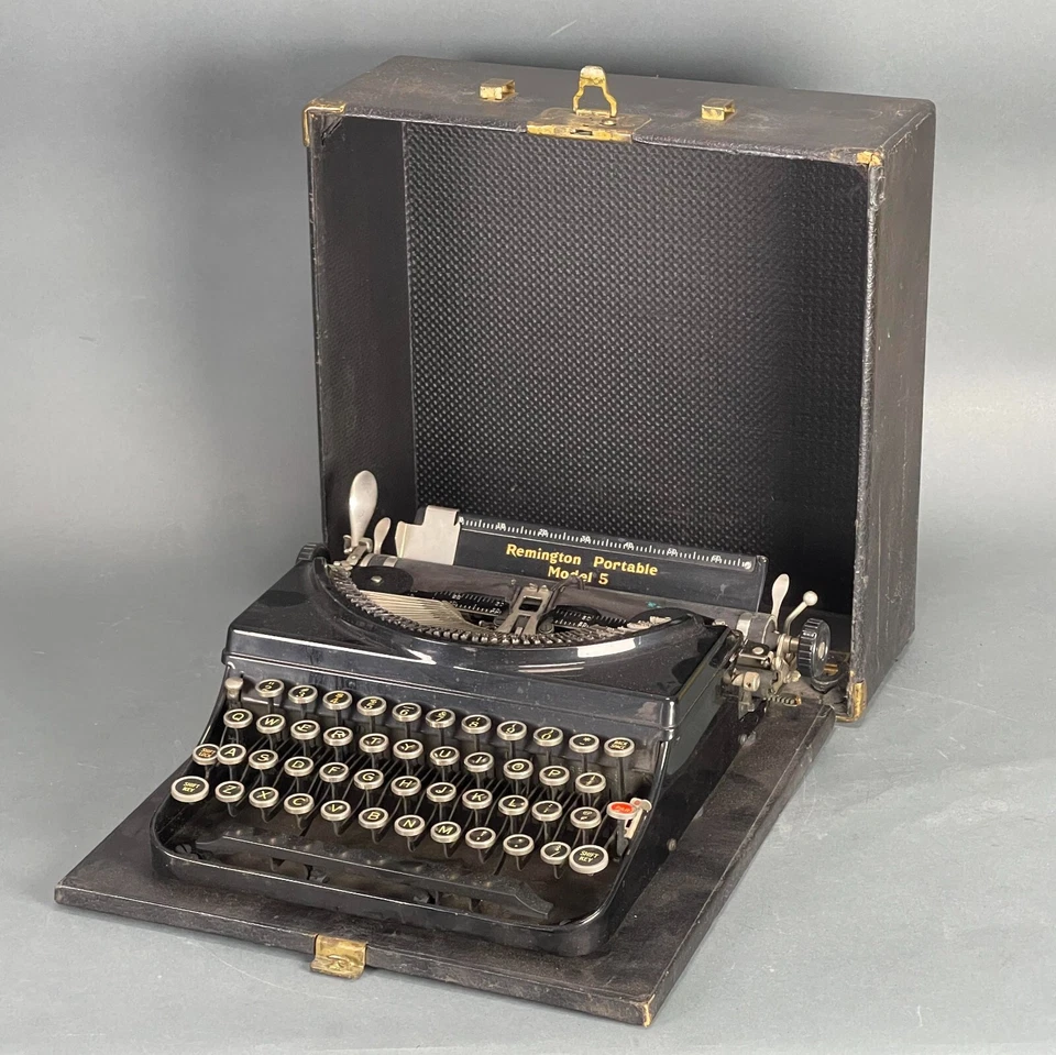 Vintage 1931 Remington Portable Model 5 Noiseless Typewriter Antique Rare Model - Image 1 of 4