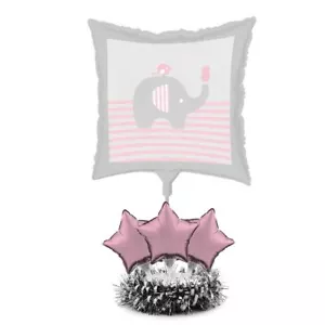 Kit palloncino centrotavola bambina arachidi rosa elefante baby shower - Foto 1 di 2
