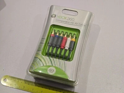 MICROSOFT XBOX 360 OFFICIAL COMPONENT HD AV CABLE NEW! Genuine Lead TV Adapter - Image 1 of 3