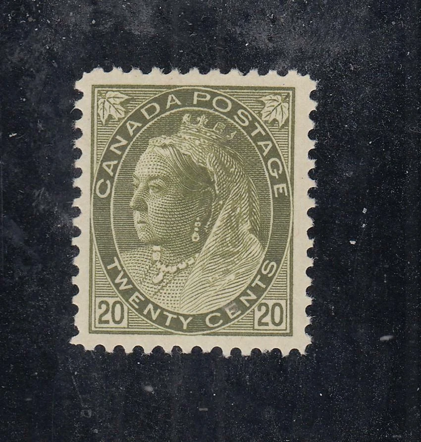 CANADA # 84 SUPERB VF-MXXXLH 20cts NUMERAL CAT VALUE $1000++ (HH7) - Image 1 of 1