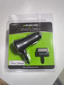 Enercell 5VDC 1A Car Power Adapter For iPod & iPhone Apple 30 Pin Connector - Picture 1 of 9