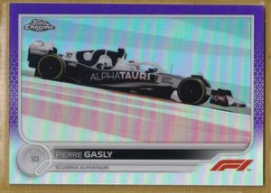 2022 Topps Chrome Formula 1 Purple Refractors #121 Pierre Gasly CAR /399 - Photo 1 sur 2