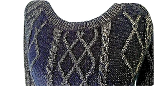 Kohls Black and Gold Metallic Cable Knit Sweater threads Wmn Sz Small - Picture 1 of 6