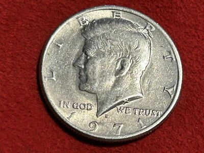 1971-D DDO (Double Die Obverse) Kennedy Half Dollar - Error - - Image 1 of 4