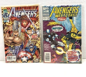 Avengers West Coast 1993 Annual #8 & Avengers Nov 1996 #1 Marvel Comics - Picture 1 of 10