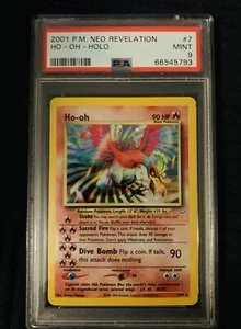 Ho-oh 7/64 Neo Revelation Holo Rare Pokemon PSA 9 MINT - Picture 1 of 2