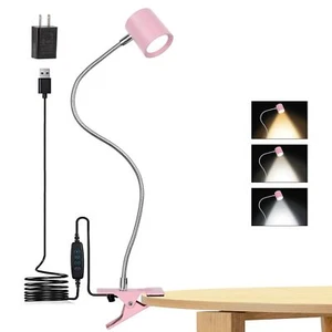 Reading Light 3 Modes & 10 Brightness Clip on Light Desk Lamp Eye Caring Read... - Picture 1 of 7