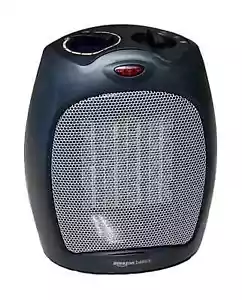 Amazon Basics 1500W Ceramic Personal Heater with Adjustable Thermostat, Black - Picture 1 of 5