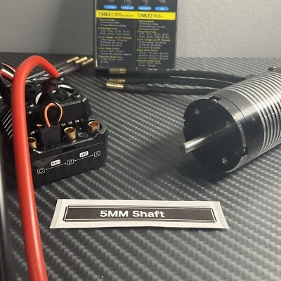 MAX10 80A 3660 3600KV 1/10 Brushless ESC Motor Combo For 1/10 RC Car Truck 5MM - Image 1 of 3