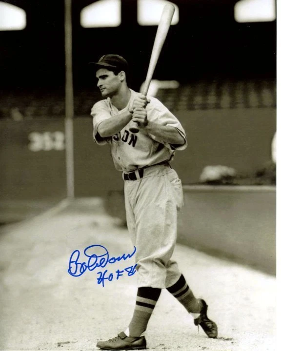 Foto 8x10 firmada autografiada por Bobby Doerr MLB Red Sox Foto 1 de 1