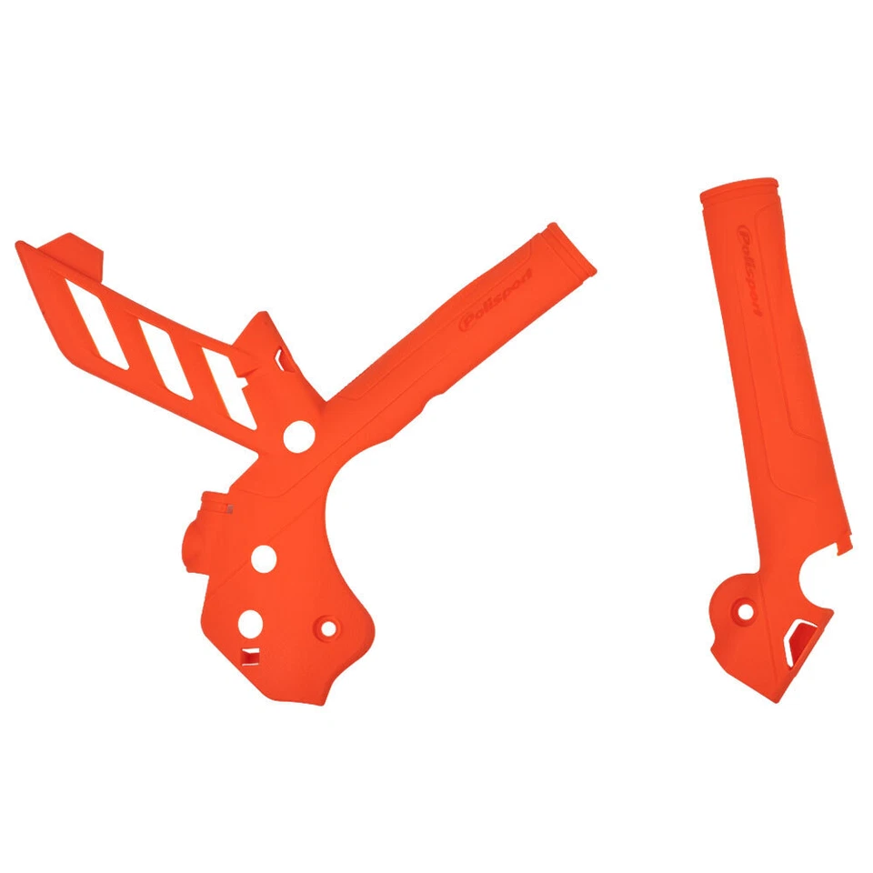 Polisport Orange Frame Protectors for KTM 250 EXC-F Six Days 2013-2016 Foto 1 de 1