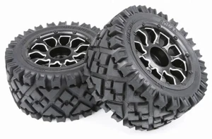 Front Rear Tire Metal Wheel Rim 1/5 Scale Baja HPI KM Rovan 5B Ss All Terrain - Picture 1 of 6