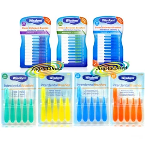 Wisdom Clean Between Interdental Brushes - Rubber or Wire Brush - Picture 1 of 8