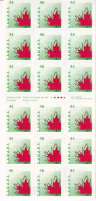 Canada 1998 #1999a Domestic 1st Class Rate - Sheetlet of 18 MNH VF - Image 1 of 2