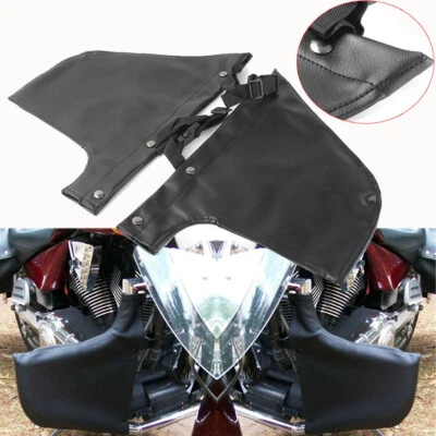 For Victory 06-up Vegas Kingpin Hammer Guard Crash Bar Chaps Soft Lowers Leg Bag Foto 1 de 4