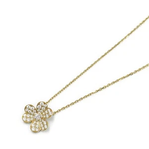 Van Cleef & Arpels Frivole Pendant Small Model 18KYG Yellow Gold Used women - Picture 1 of 8