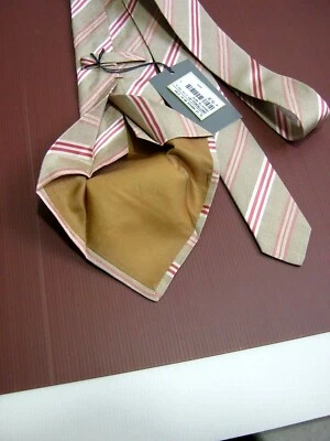 Lujo Kiton Nápoles 7 pliegues siete pliegues nuevo seda y lino seda y edredón Foto 1 de 3