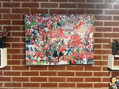 30x22 Patrick Mahomes Vinyl Banner Poster Kansas City CHIEFS Derrick Thomas Cover