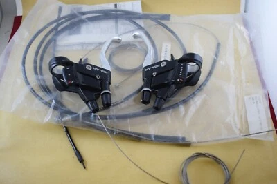 SHIMANO Deore LX ST-M567 Shifter Brake Lever Set 3x8 speed with cable set NOS - Image 1 of 4