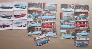 24 Pontiac & 1953 Oldsmobile Super 88 & Series 98 Car Advertising Postcard Lot